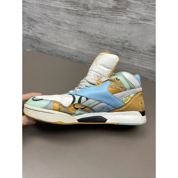 REEBOK X Hasbro Vintage Monopoly Money‎ Courtee Mid Sneakers RARE 7.5 US EU 40